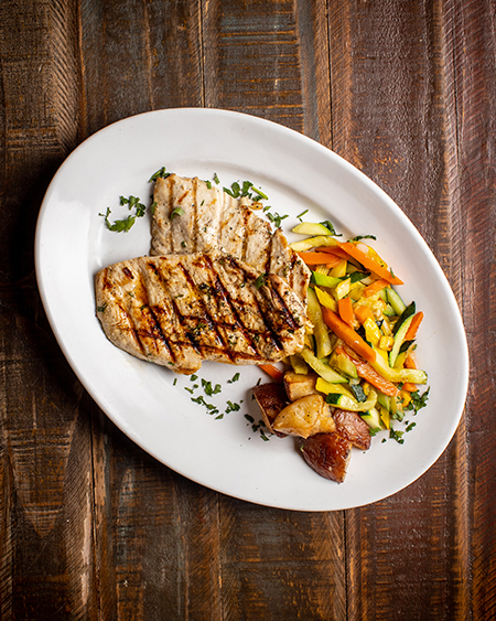 Grilled chicken breast is Boneless chicken breast prepared with your choice of sauce: francese, marsala, parmigiana, etc